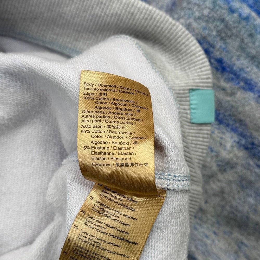 Scotch & Soda Sweatshirt Mens Large Melange Stripe Space Dyed Crewneck Pullover - Picture 8 of 13